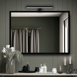 Lustro alu 001 + Consol 01 Black