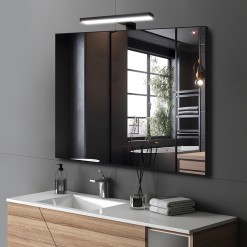 Lustro alu 008 + Consol 01 Black