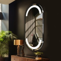 Lustro LED Alberta Inox Gloss