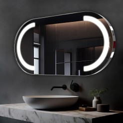 Lustro LED Alessandra Inox Gloss