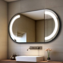 Lustro LED Alessandra Inox Black