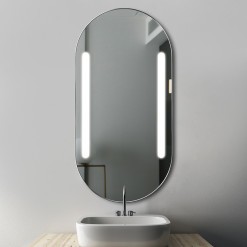 Lustro LED Beatrice Inox Gloss