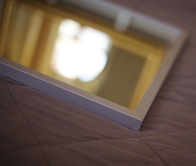 Lustro w aluminiowej ramie Octagon Alu - Zdjęcie 5