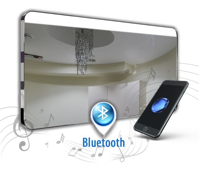 Lustro Diana Inox Gloss + Bluetooth - Zdjęcie 1