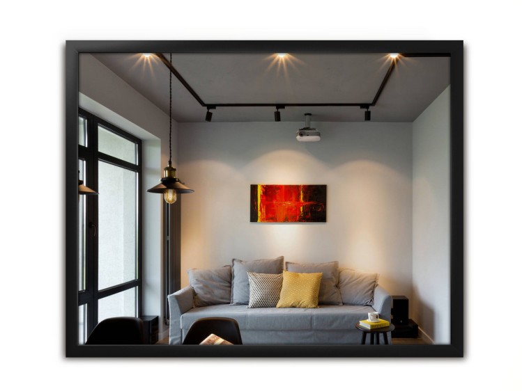 Lustro alu 001 Black - Zdjęcie 2