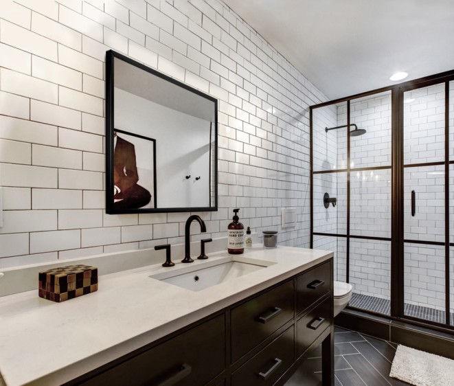 Lustro alu 001 Black - Zdjęcie 3