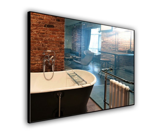 Lustro alu 008 Black - Zdjęcie 1