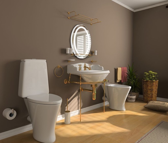 Lustro Silvia Inox White - Zdjęcie 3