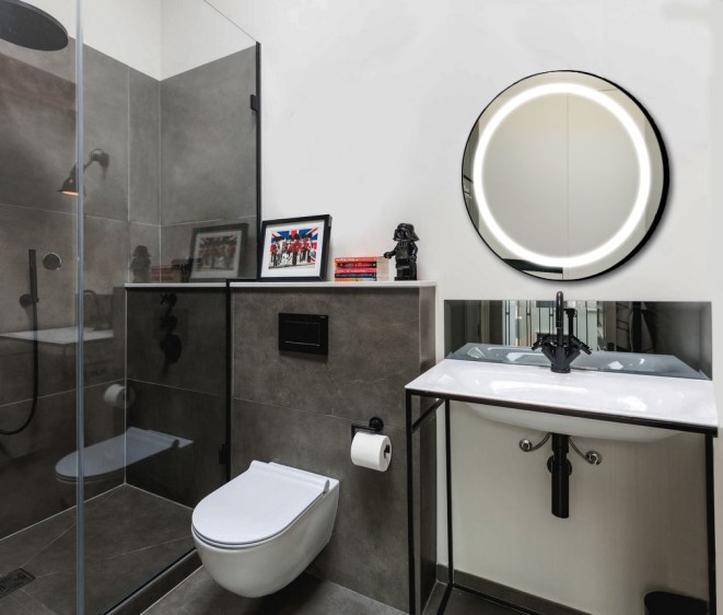 Lustro Silvia Inox Black - Zdjęcie 3