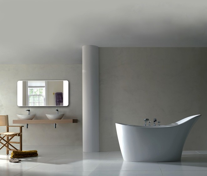 Lustro Sabina Inox White - Zdjęcie 3