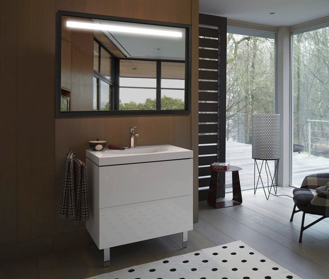 Lustro LED Alina Steel - Zdjęcie 3