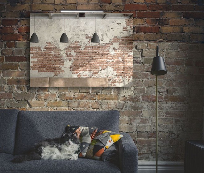 Lustro Shape 04 + Consol 01 Black - Zdjęcie 4