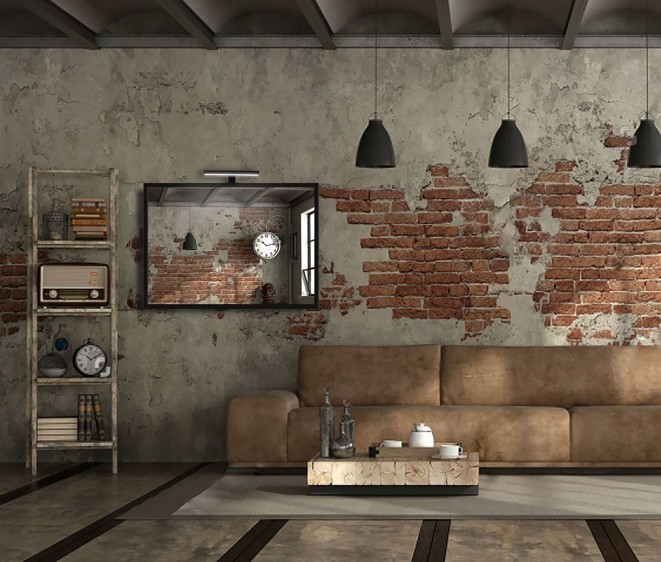 Lustro alu 001 + Consol 01 Black - Zdjęcie 5