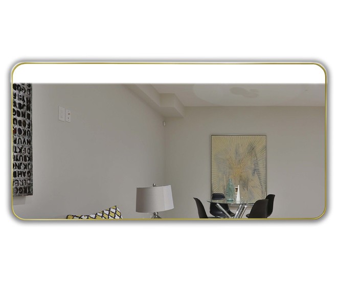 Lustro LED Diana Inox Gold - Zdjęcie 2