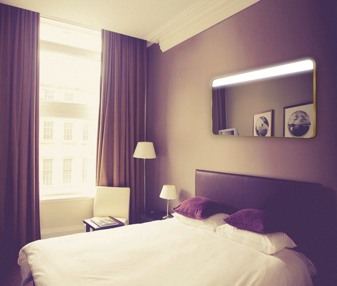 Lustro LED Diana Inox Gold - Zdjęcie 3