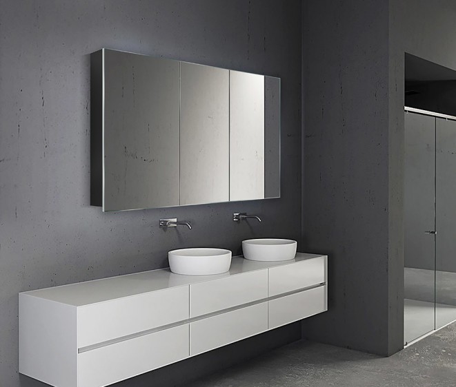 Szafka lustrzana Atlant 301 Black - Zdjęcie 4