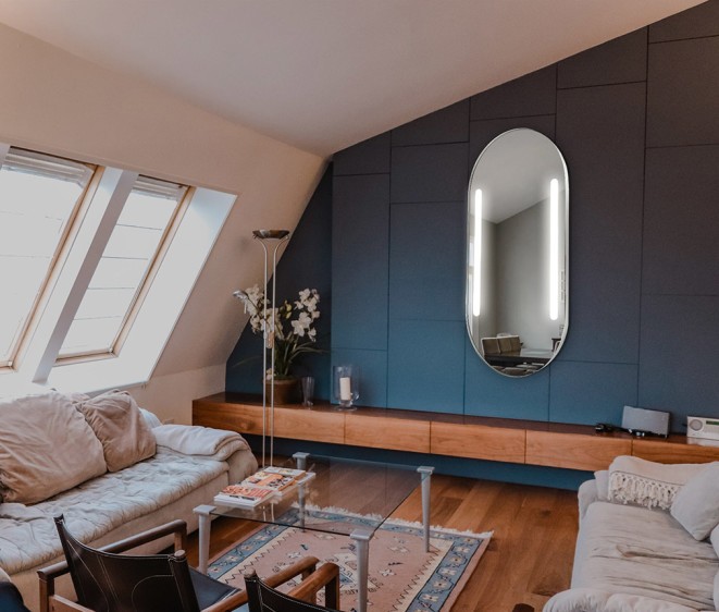 Lustro LED Beatrice Inox - Zdjęcie 5