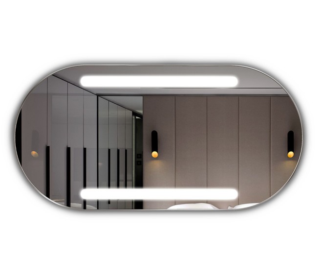 Lustro LED Bruna Inox - Zdjęcie 2