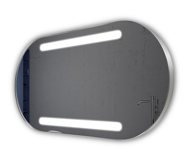 Lustro LED Bruna Inox - Zdjęcie 1