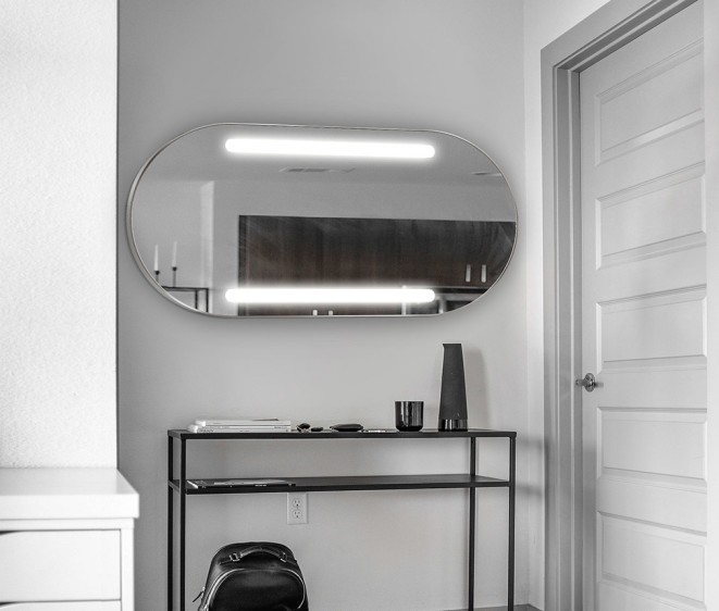 Lustro LED Bruna Inox - Zdjęcie 5