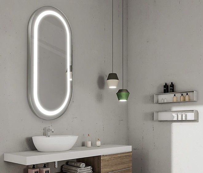 Lustro LED Alice Inox - Zdjęcie 3