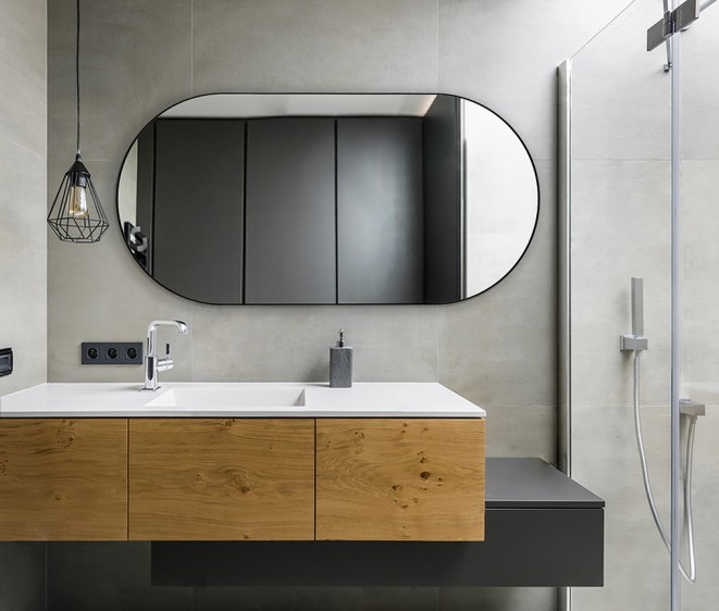 Lustro LED Inox X Black - Zdjęcie 4