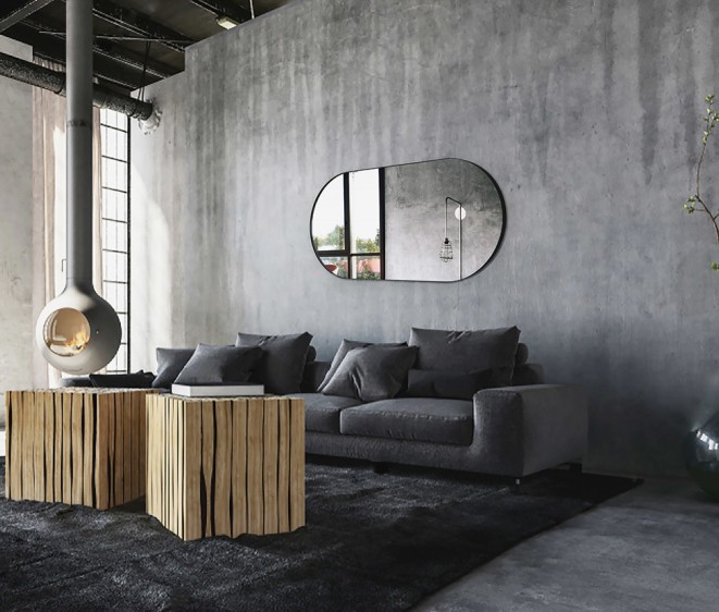 Lustro LED Inox X Black - Zdjęcie 3