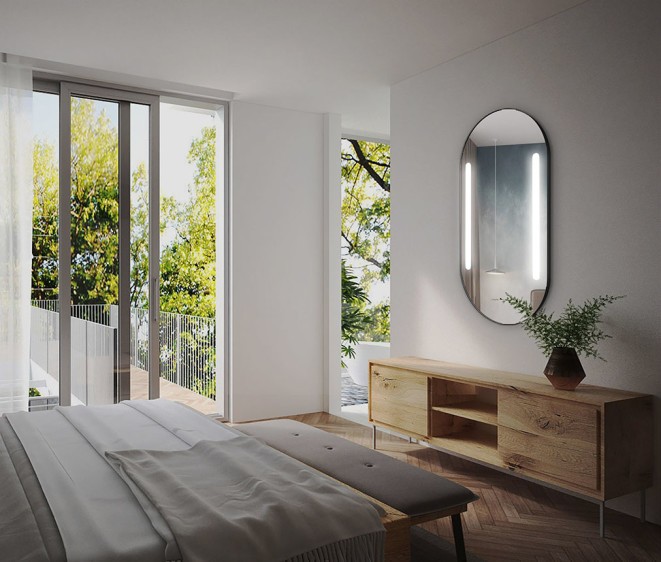 Lustro LED Beatrice Inox Black - Zdjęcie 3