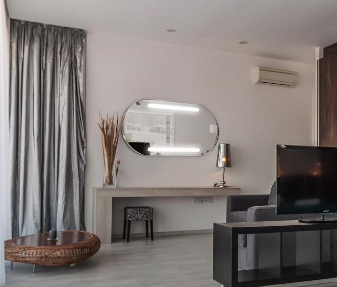 Lustro LED Bruna Inox Gloss - Zdjęcie 6