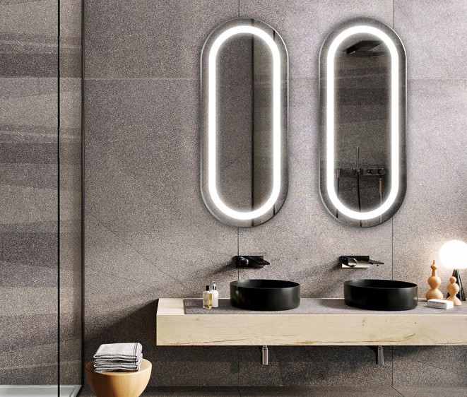 Lustro LED Alice Inox Gloss - Zdjęcie 6