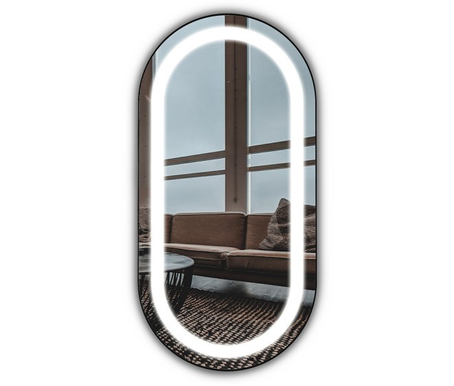 Lustro LED Alice Inox Black - Zdjęcie 2