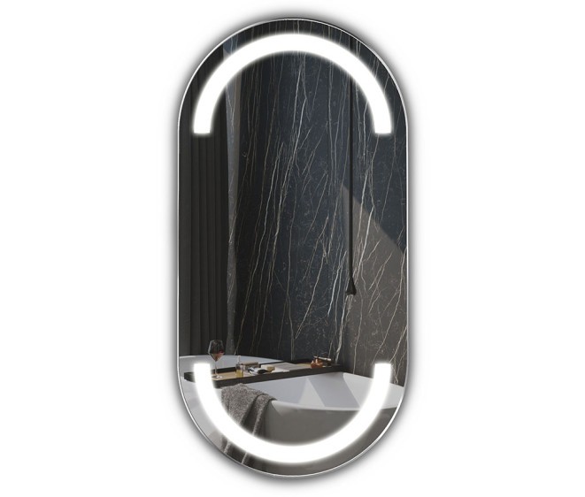 Lustro LED Alberta Inox Gloss - Zdjęcie 2