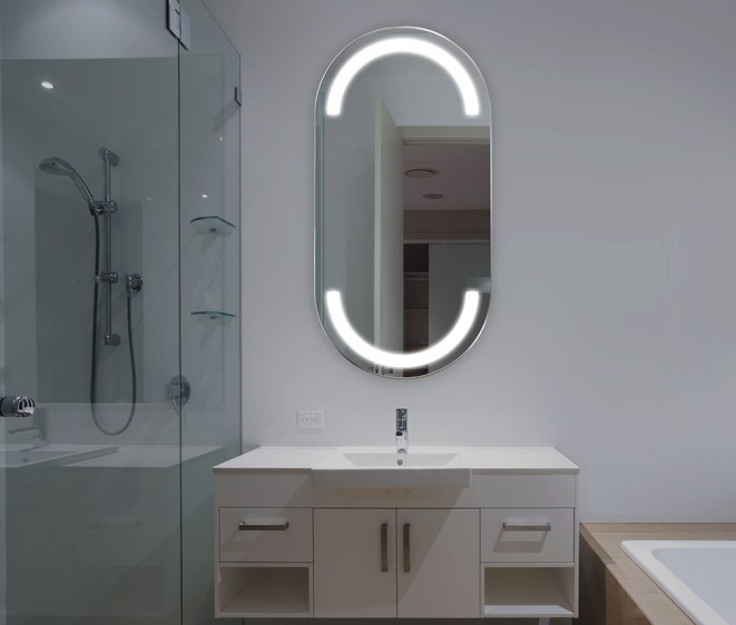 Lustro LED Alberta Inox Gloss - Zdjęcie 3