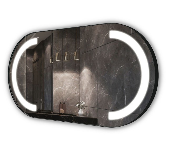 Lustro LED Alessandra Inox Black - Zdjęcie 1