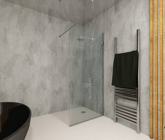 Parawan prysznicowy Belmont - Zdjęcie 3