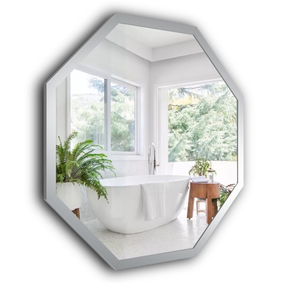 Lustro w aluminiowej ramie Octagon Alu - Zdjęcie 2