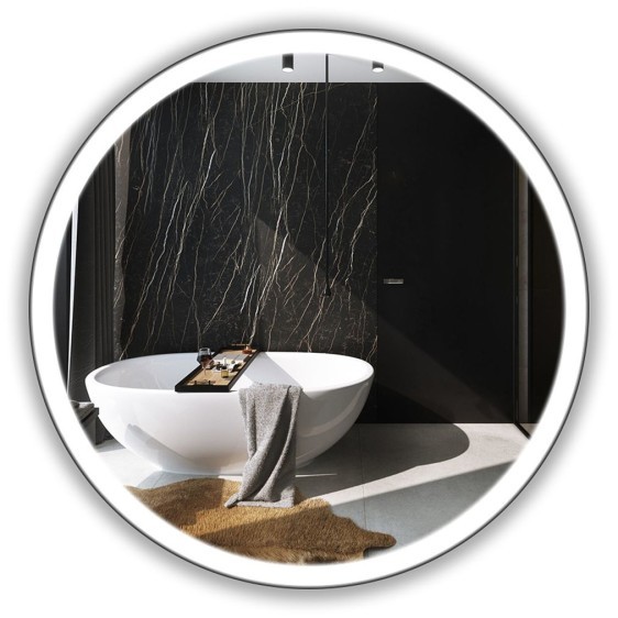 Lustro LED Carlotta Inox Black - Zdjęcie 2