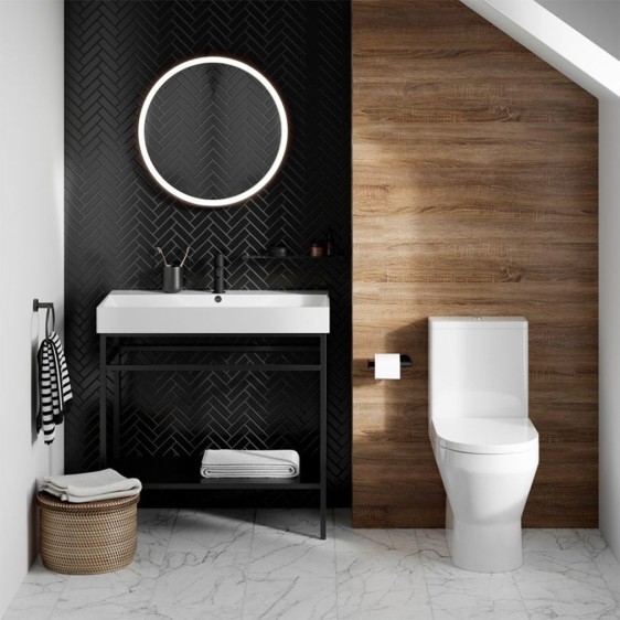 Lustro LED Carlotta Inox Black - Zdjęcie 4