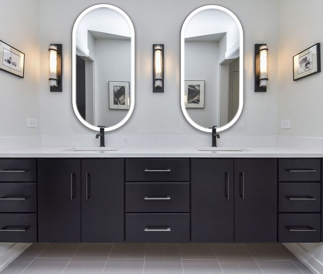 Lustro LED Alice Inox - Zdjęcie 3