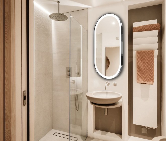 Lustro LED Alice Inox - Zdjęcie 4