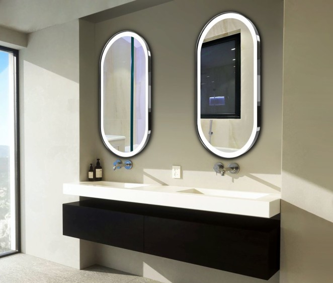 Lustro LED Alice Inox - Zdjęcie 3