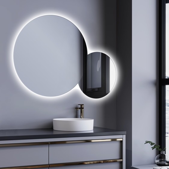 Lustro Circles + ambilight - Zdjęcie 5