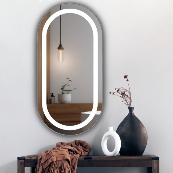 Lustro LED Alice Inox - Zdjęcie 7