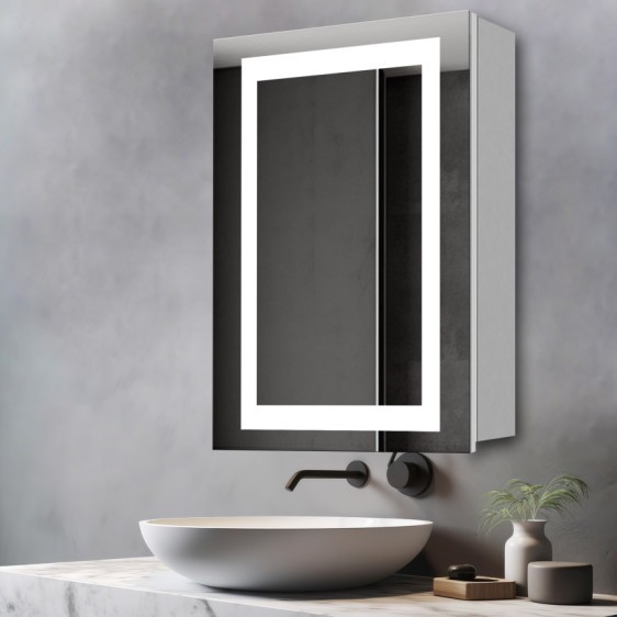 Szafka lustrzana Leonardo + Bluetooth - Zdjęcie 7