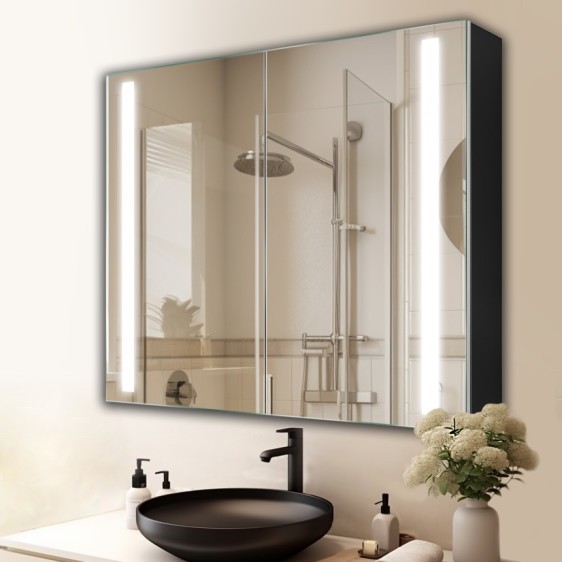 Szafka lustrzana Biaggio Black - Zdjęcie 6