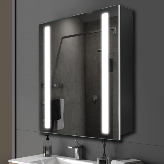 Szafka lustrzana Mario Black - Zdjęcie 6