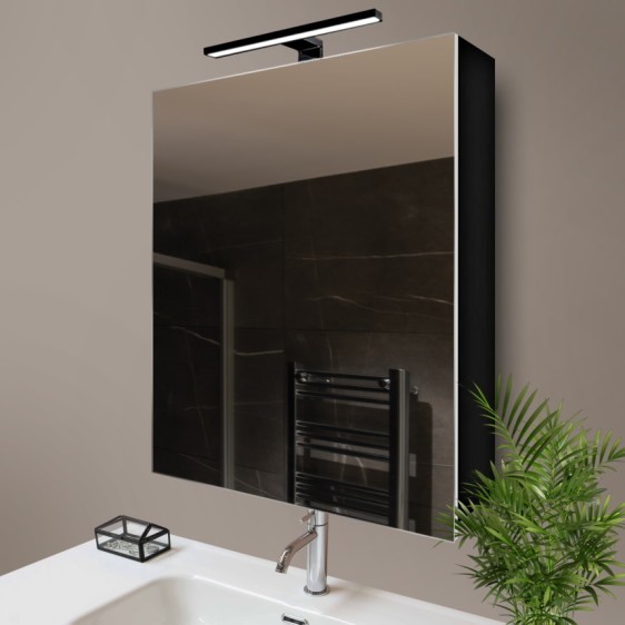 Szafka lustrzana Claudio Black - Zdjęcie 5