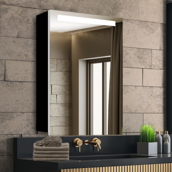 Szafka lustrzana Ernesto Black - Zdjęcie 6