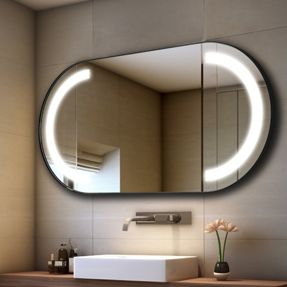 Lustro LED Alessandra Inox Black - Zdjęcie 7