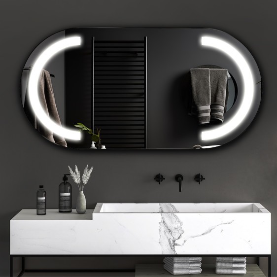 Lustro LED Alessandra Inox Black - Zdjęcie 8